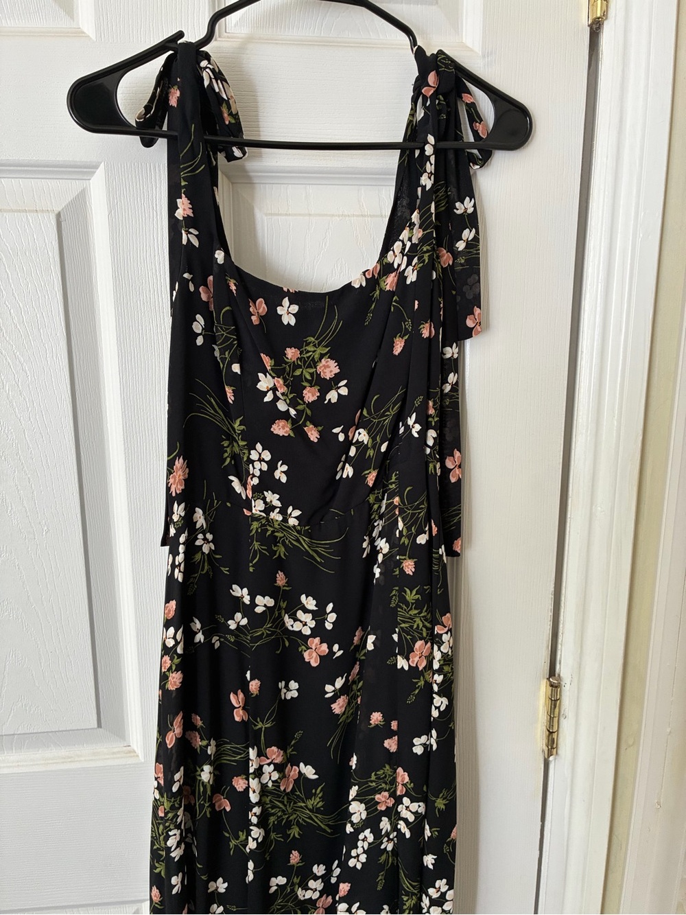 Reformation Twilight Dress - Black Floral- Like New!